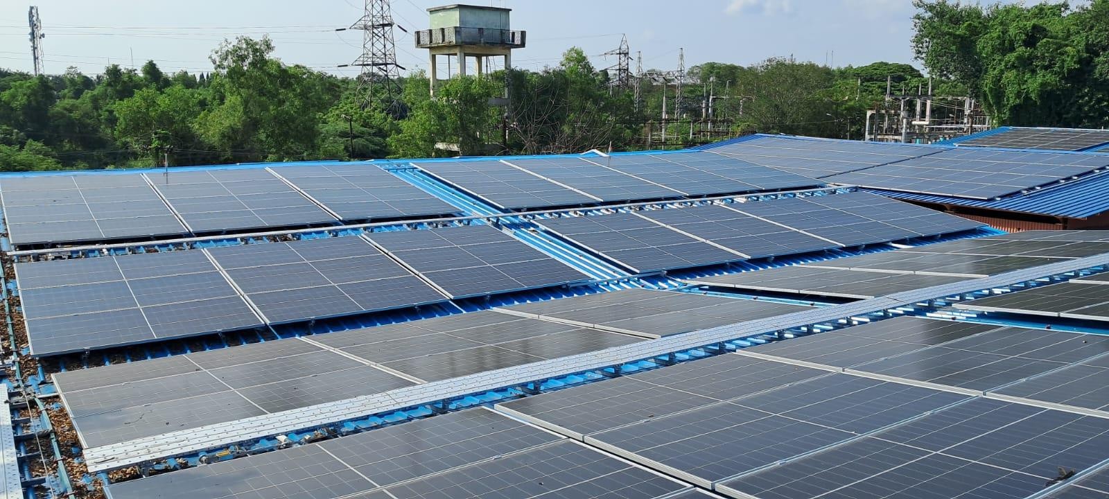 East West Shed Installation – 210KWp