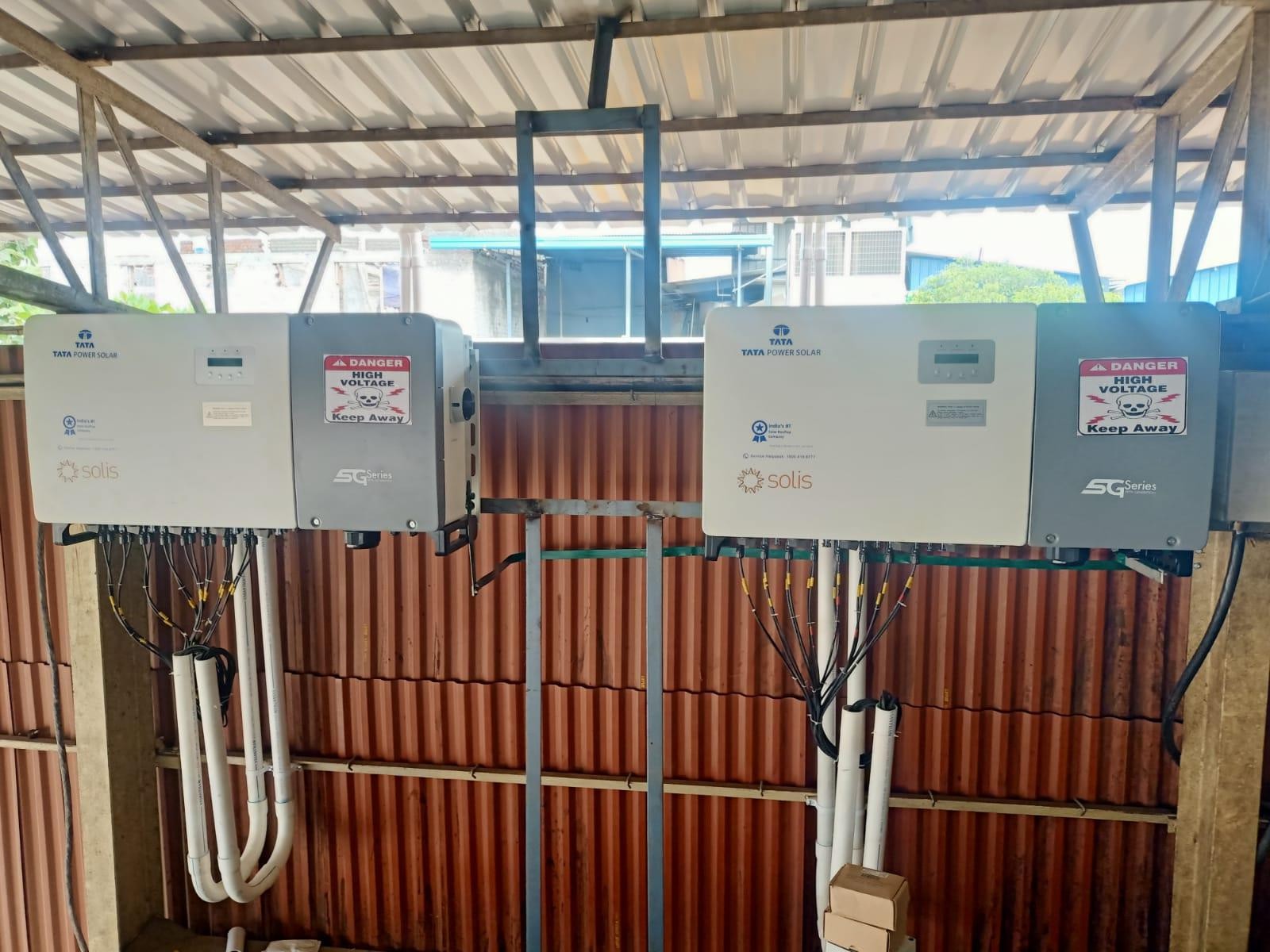 Inverter Installation – 210KWp